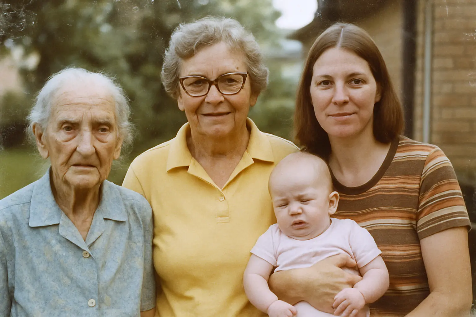 Restored family photo